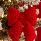 6" Bow Ornament Fabric