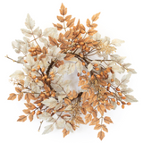 18" Fall Leaf Candle Ring