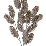 25" Pine Cone Spray Plastic