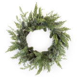24" Mixed Pine Wreath