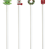 Colored Holiday Stir Stick SET