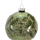 4" Green Ball Ornament