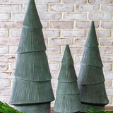 Tall Green Holiday Ceramic Trees | 15, 19, 25"