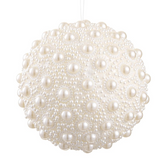 5" Pearl Ball Ornament