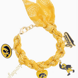 Iowa Hawkeyes Bandana Charm Bracelet