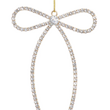 4" Diamond Bow Ornament