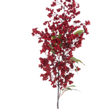 41" Red Hanging Berry Spray