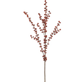 36.5" Plastic Red Berry Spray
