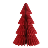 8" Red Paper Tree