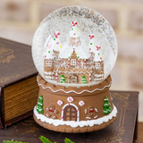 5.5" Gingerbread House Snowglobe