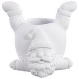 6" Santa Cement Planter