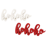 6" Hohoho Cutout Blocks