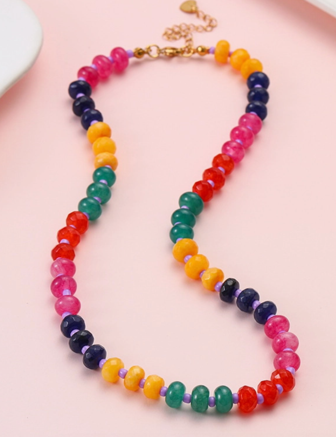 Sweet Tart Beaded Necklace