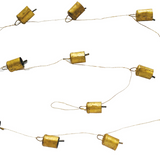 72" Metal Bell Garland