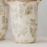 9" Ruffled Planter Pine Boughs