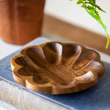 5" Walnut Wood Plate