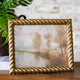 Gold Twist Edge Photo Frame | 8x10"