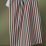 Ribbon Green Red Tea Towel