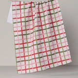 Festive Plaid Tea Towel