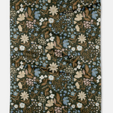 Cottage Meadow Sepia Tea Towel