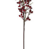 31" Red Berry Twig Stem