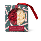 Crush Christmas Festive Satin Scrunchies | 6pk