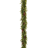 6' Mixed Sedum Pine Garland