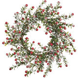 14" Snowy Berry Wreath