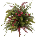 18" Mixed Sedum Pine Bush