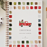 Classic Christmas Watercolor Workbook