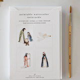 Nativity Paintable Notecard