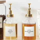Glass Coffee Syrup Dispenser