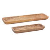 18", 27" Wooden Tray