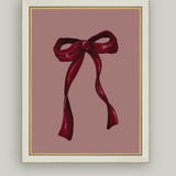 Satin Bow Print 7x9"