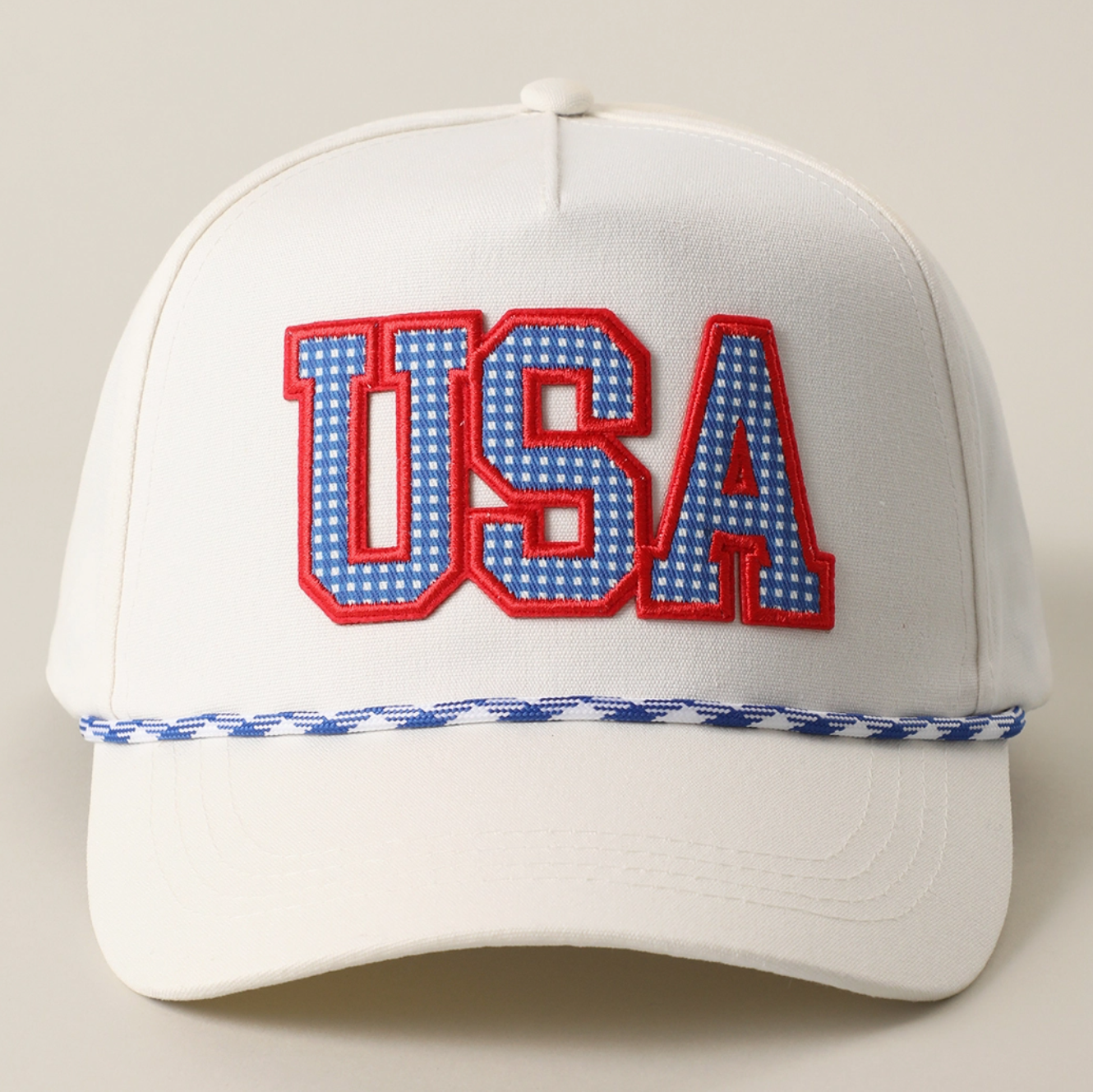 USA Patch Rope Trucker Hat