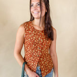 Autumn Glow Floral Vest