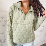 Quilted Comfort Pullover