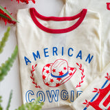 American Cowgirl Graphic Ringer Tee