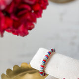 Americana Beaded Stretch Bracelet