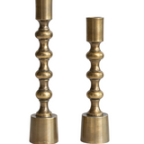 Antique Gold Taper Candle Holder