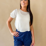 Back Tie Blouse