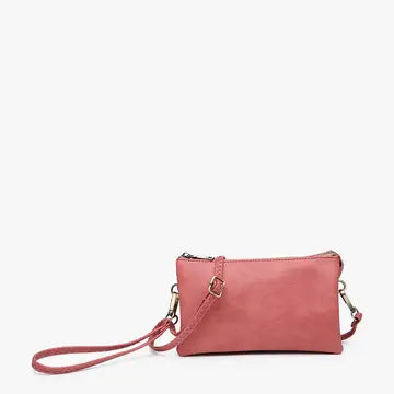 Riley Monogrammable 3 Compartment Crossbody/Wristlet