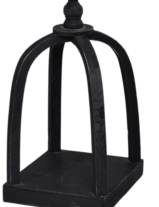 Black Curved Top Lanterns