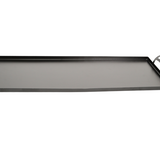 Black Metal Tray with Handles