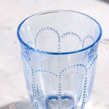 4" Blue Drinking Glass