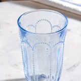 5.5" Blue Drinking Glass