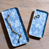 Blue Floral Trinket Tray
