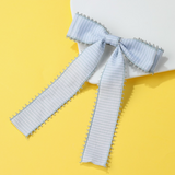 Gingham Picnic Bow Hair Clip