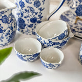 Blue & White Floral Chinoiserie Measuring Cup Set