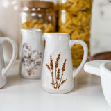 Botanical Wildflower Mini Ceramic Pitcher
